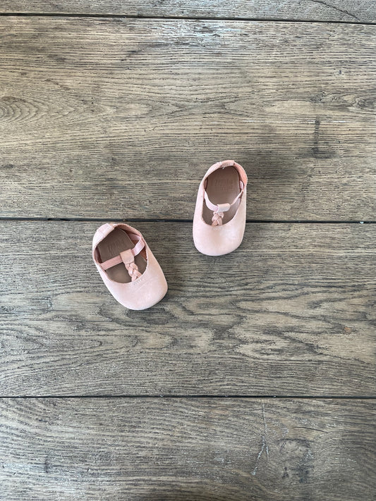 Zara Pink Baby Flats
