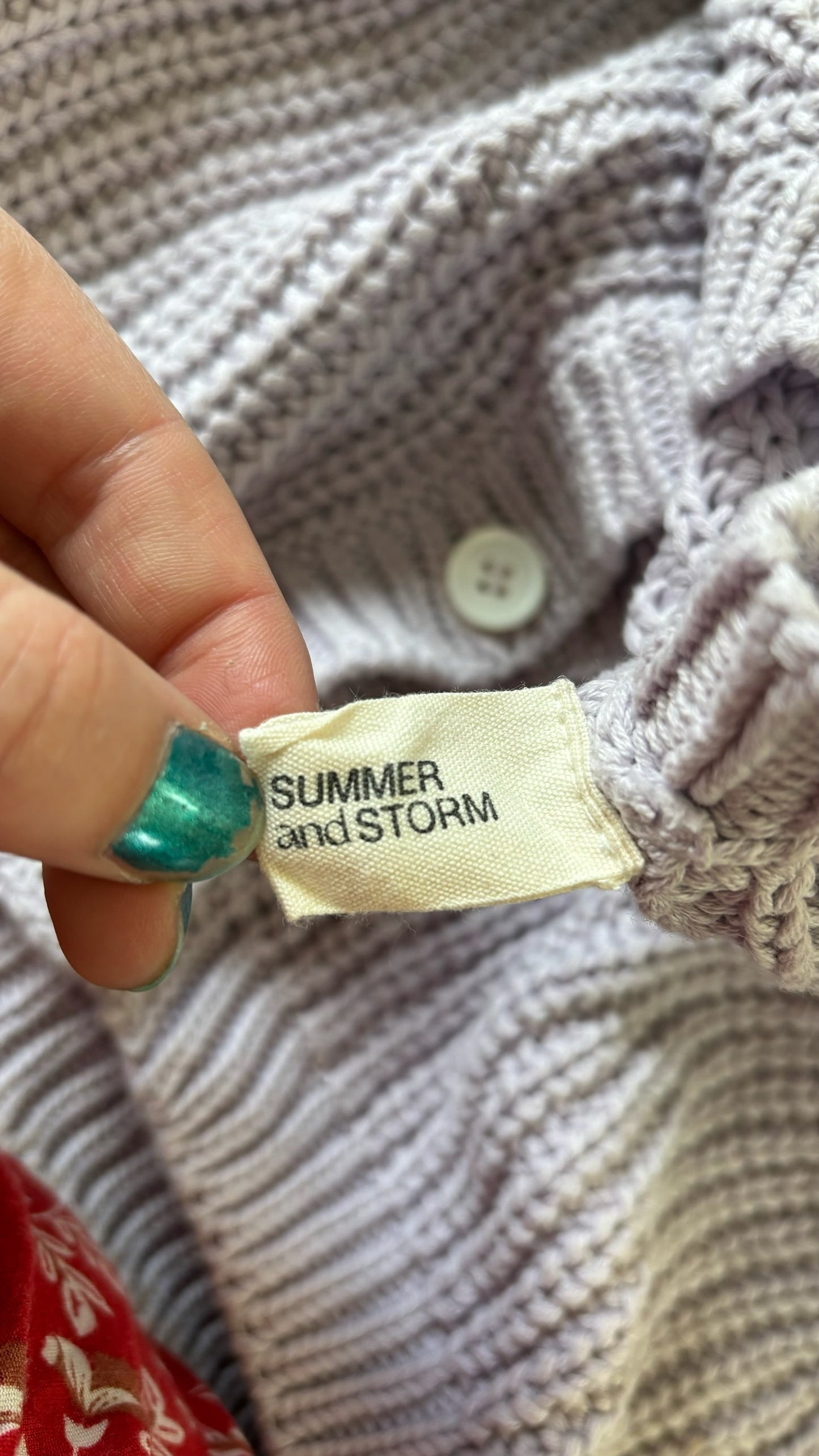 Summer & Stormi Purple Cardigan