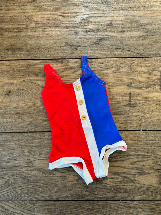 Vintage Red/White/Blue Swimsuit