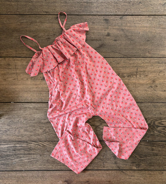 Oeuf Pink Floral Romper