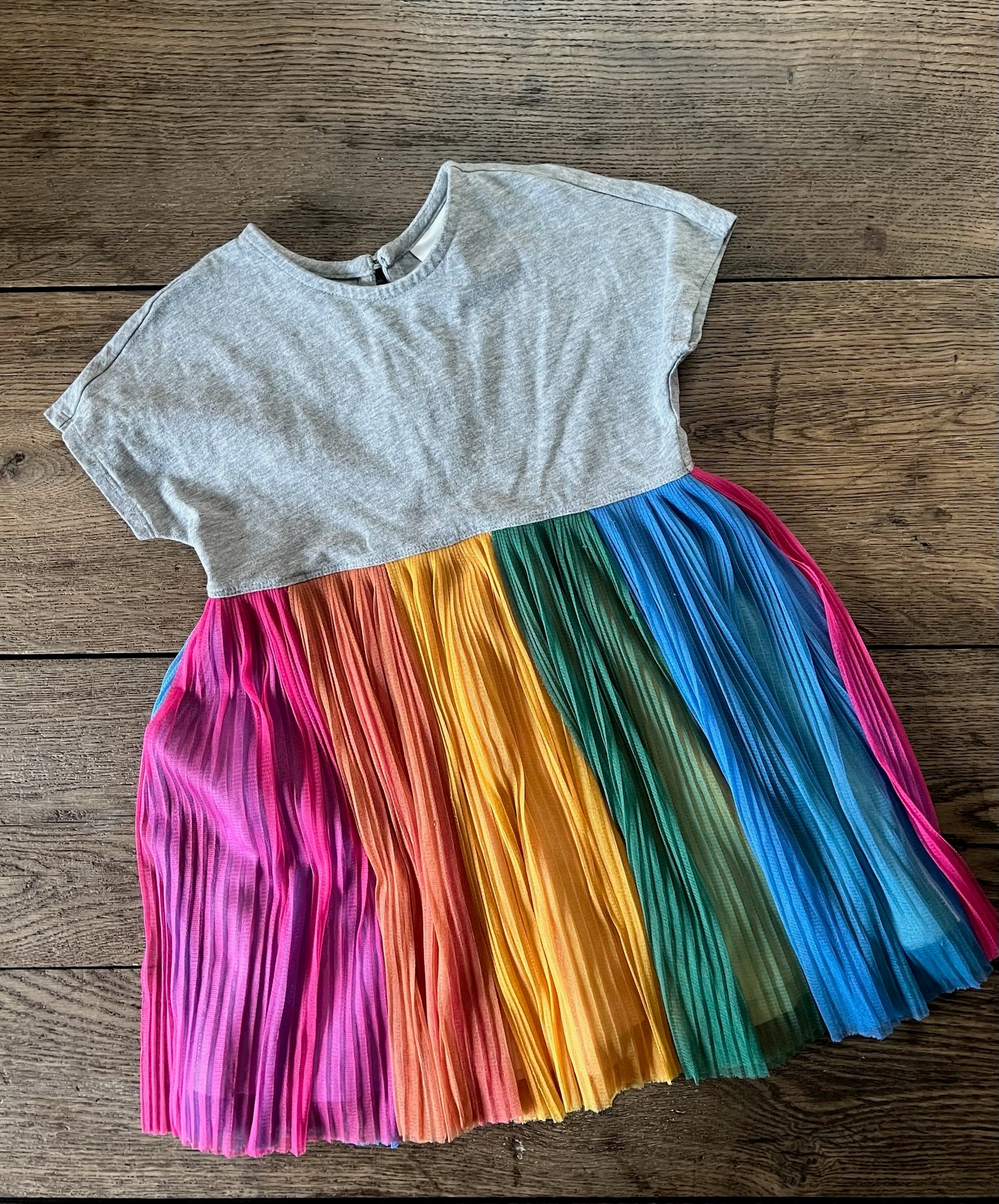 Hanna andersson rainbow tulle on sale dress