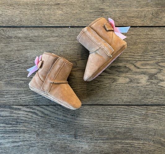UGG Booties w/ Pink Bow