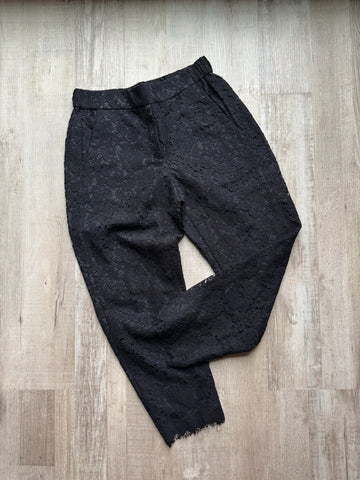 J Crew Black Lace Pants