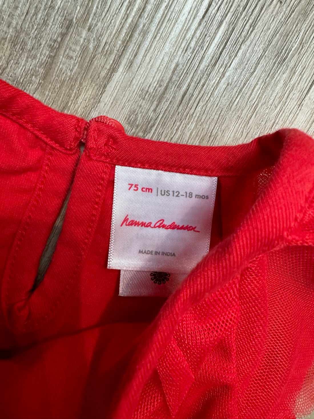 Hanna Andersson Red Tulle Dress