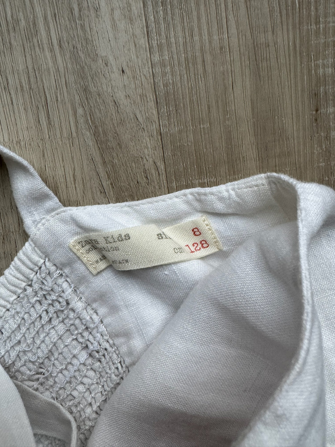 Zara White Linen Dress