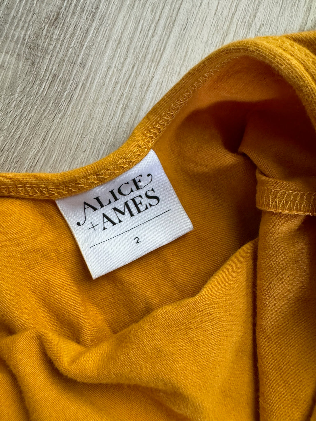 Alice & Ames Mustard Dress