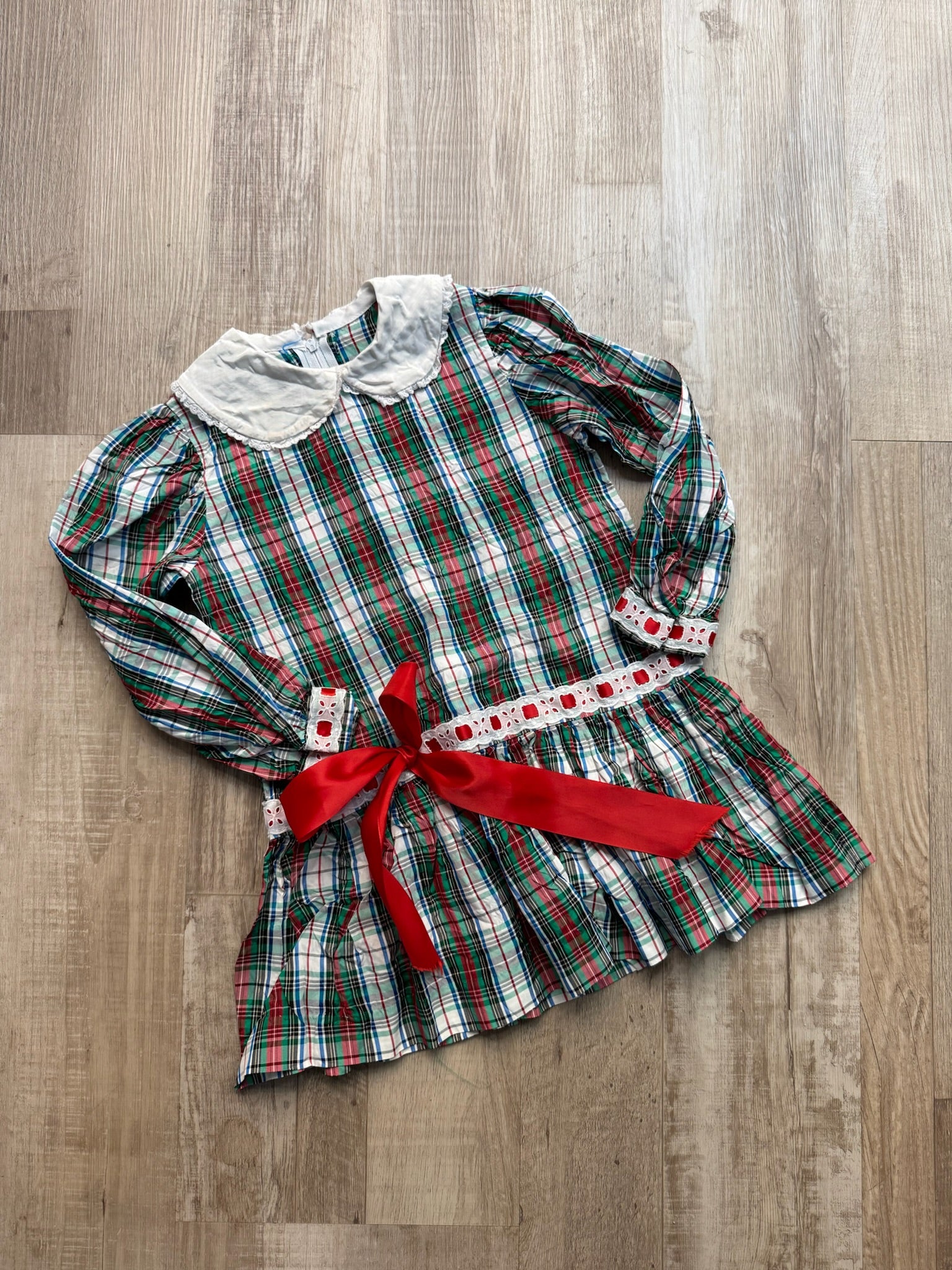 Vintage Plaid Dress