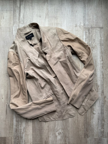 Mackage Cream Leather Jacket AS IS