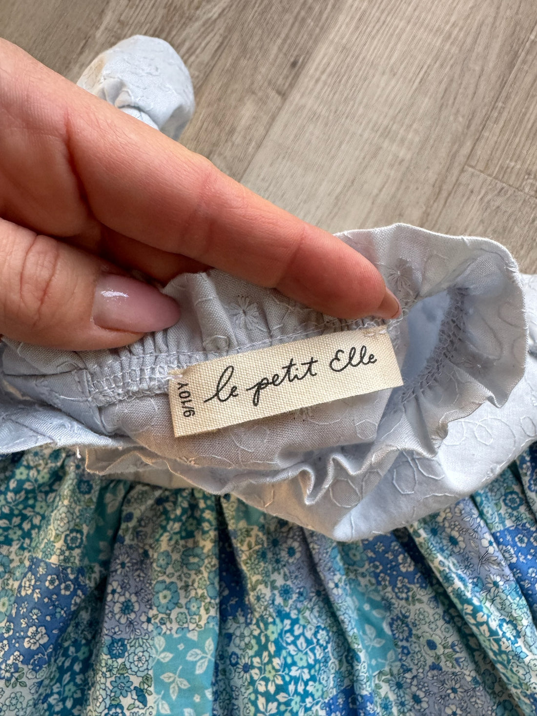 Le Petit Elle Blue Floral Dress