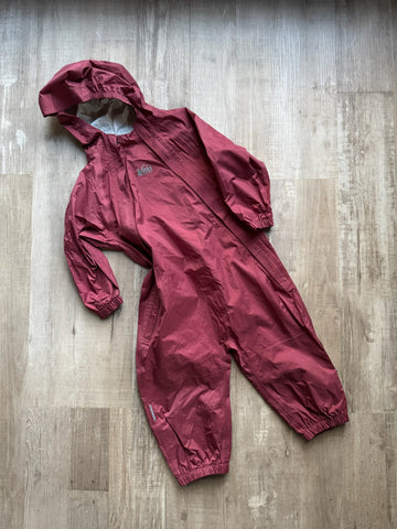 REI Burgundy Rain Suit