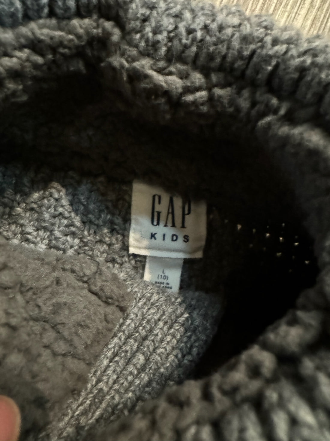 Gap Grey Cable knit Sweater