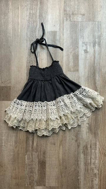 Jak & Pepper Grey Lace Top