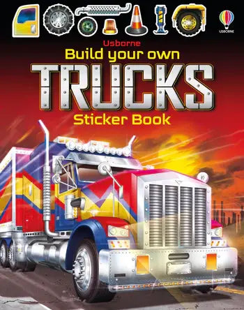 Build Your Own Trucks Sticker Book : Usborne