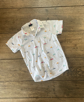 Car Button Down Shirt