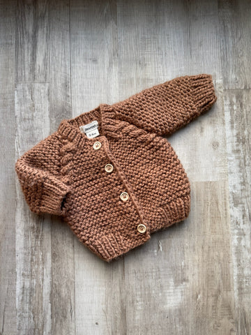 Huggalugs Brown Knit Cardigan