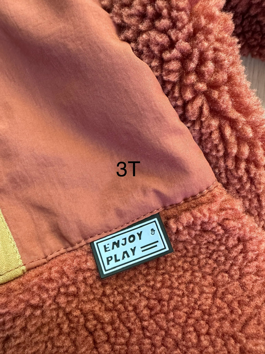 Zara Rust Sherpa Jacket