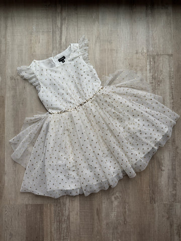 Zunie White Tulle Dress