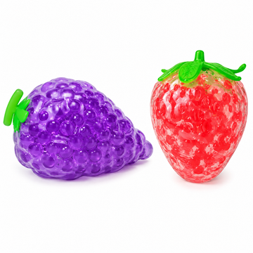JELLY BEAD FRUIT SQUISHY (STRAWBERRY & GRAPES)