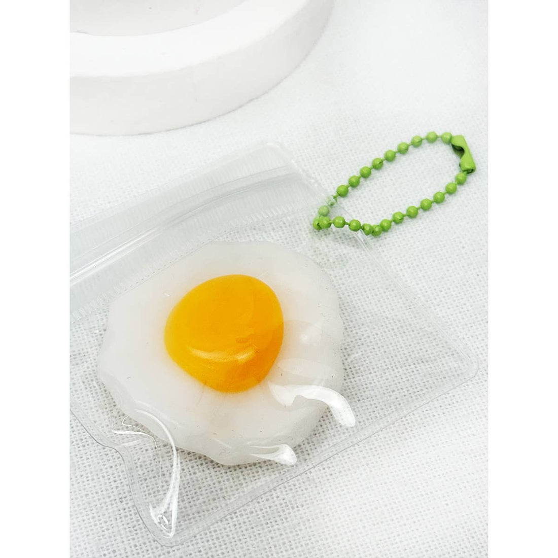 24 pcs Mini Dumpling Squishy with Key Ring Toy Box