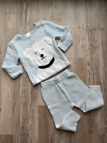 Hanna Andersson Polar Bear Knit Set