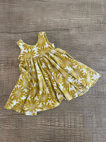 Remie Girl Mustard Dress