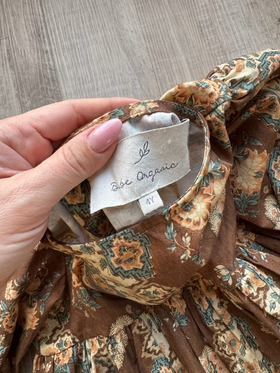 Bebe Organics Brown Dress