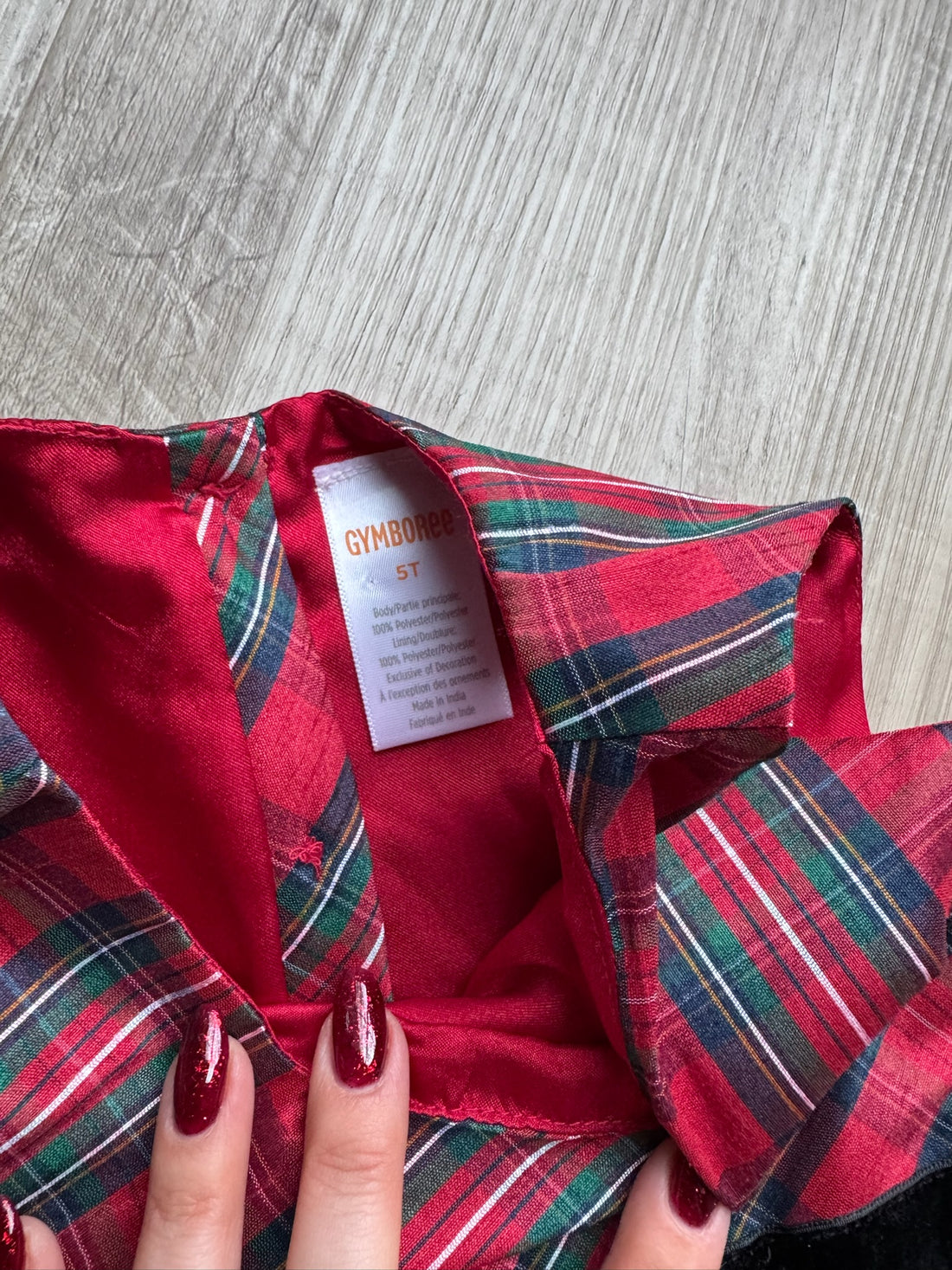 Gymboree Red Plaid Dress