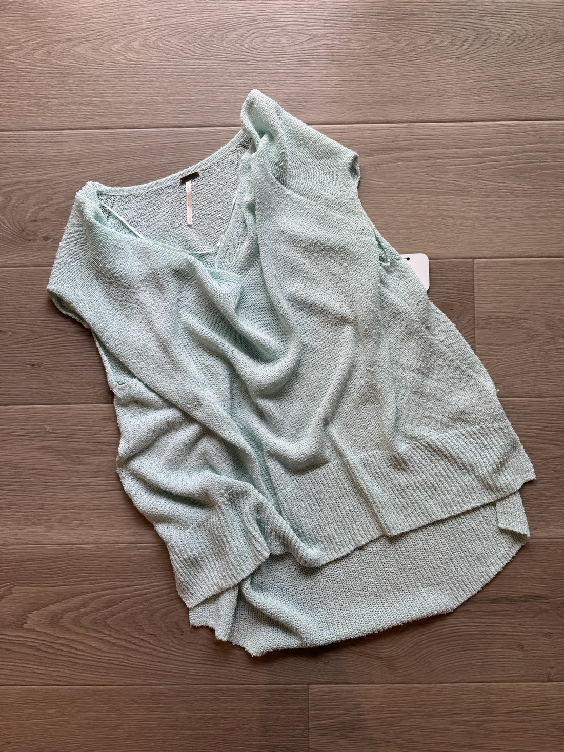 Free People Knit Blue Top - W