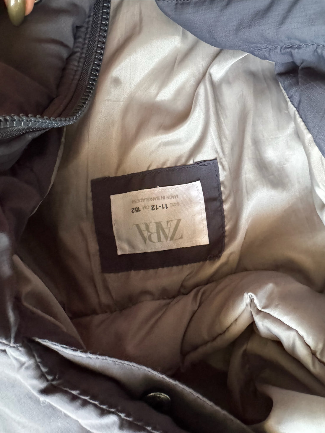 Zara Black Puffer Coat