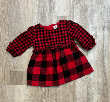 Gap Red Plaid Dress