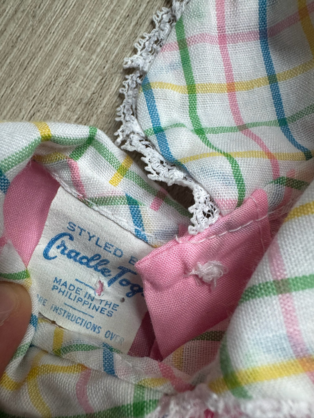 Cradle Tog Vintage Set