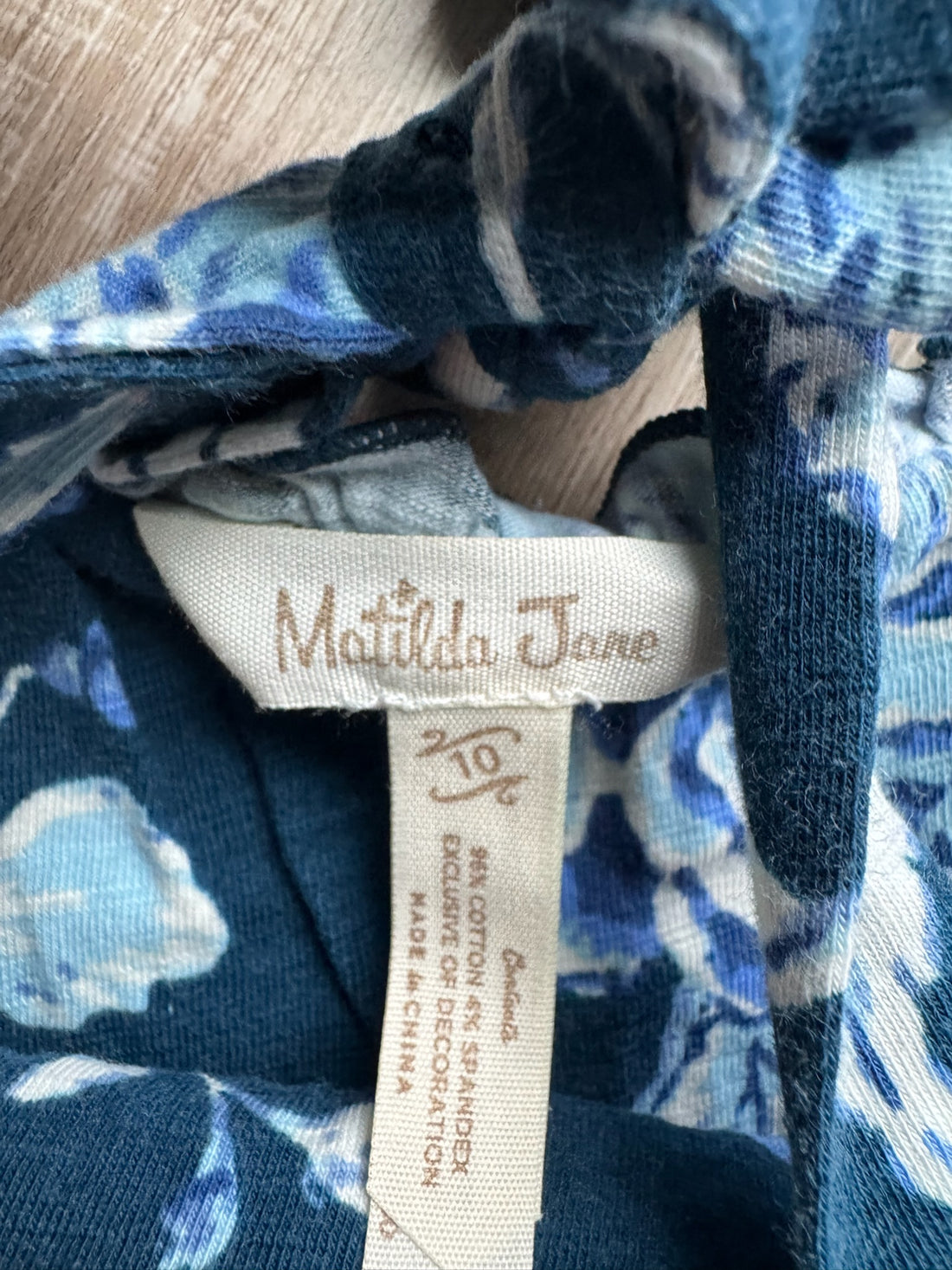 Matilda Jane Blue Floral Romper