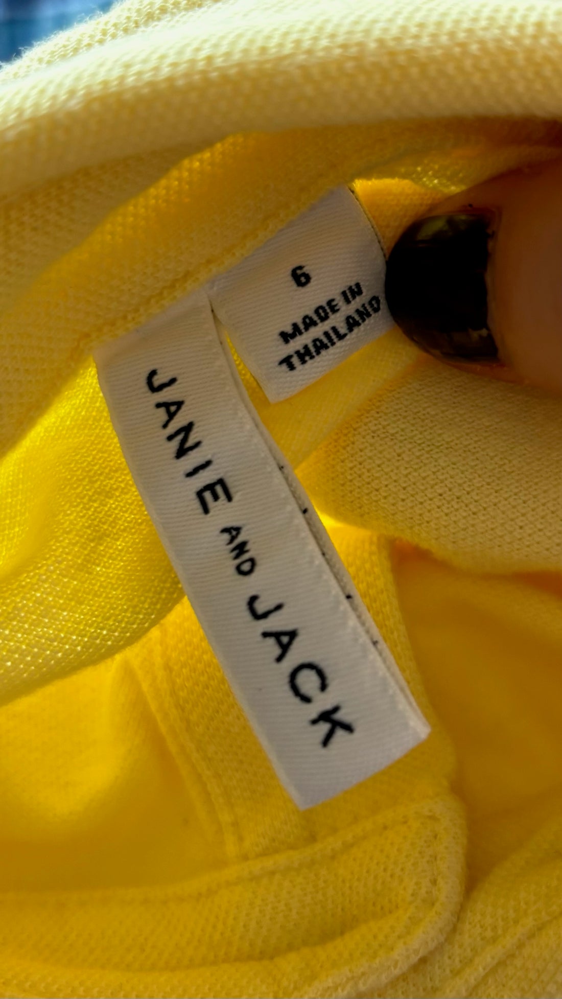 Janie & Jack Yellow Polo