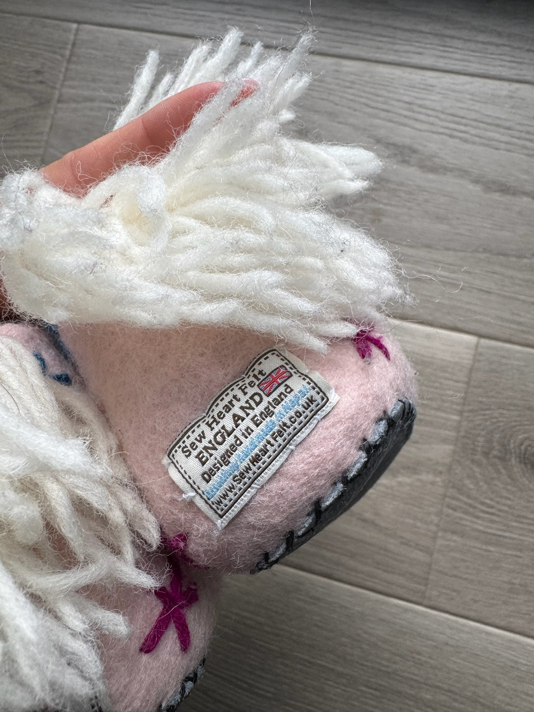 Felt England Unicorn Booties