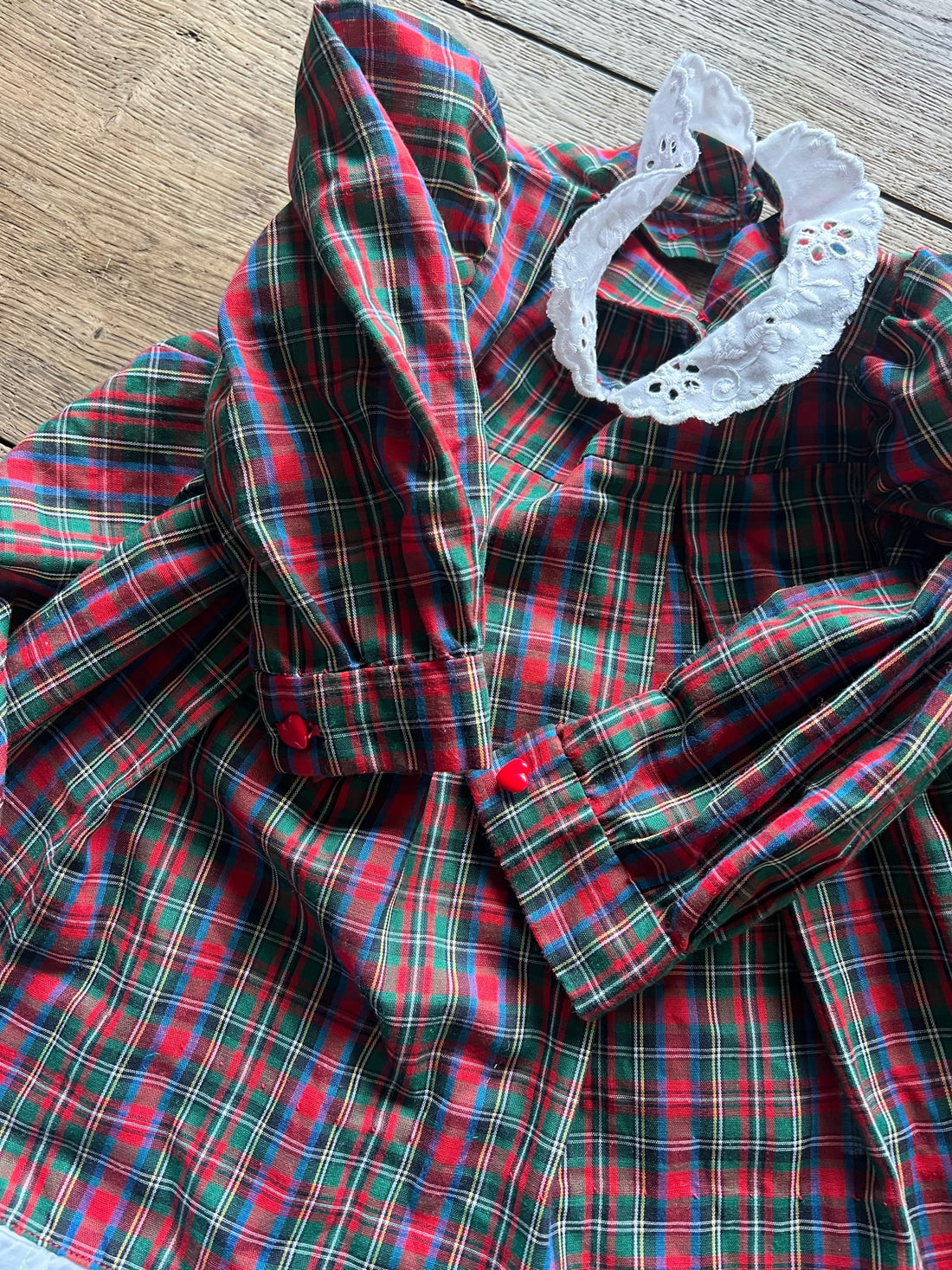 Vintage Plaid Dress