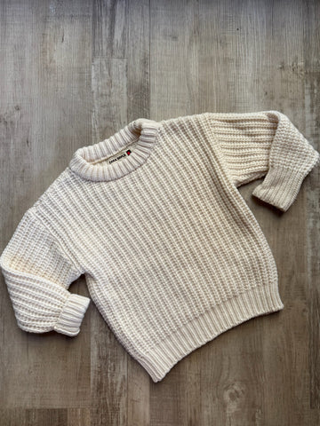 Zara Knit Cream Sweater