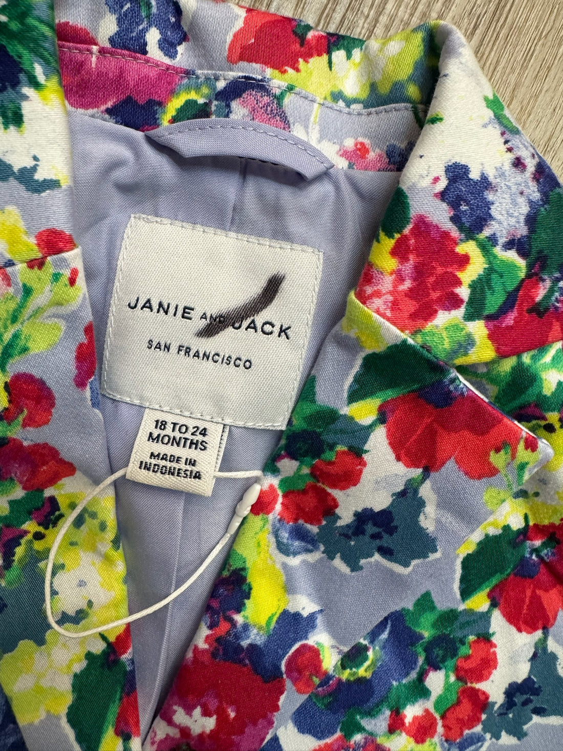 Janie & Jack Floral Blazer