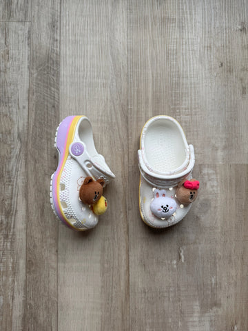 Crocs White w/ Animals