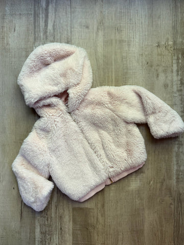 Janie & Jack Pink Fur Jacket