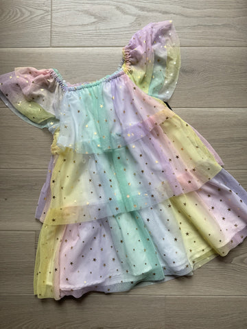 Boden Rainbow Tulle Dress