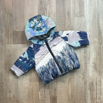 Gap Blue Snow Tree Coat