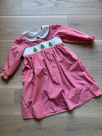 Edgehill Christmas Smocked Dress