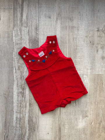 Vintage Red Romper