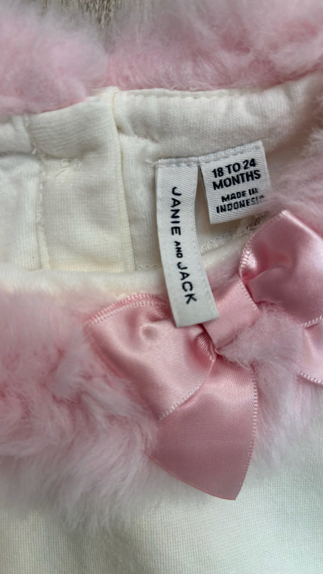 Janie & Jack Pink/White Set