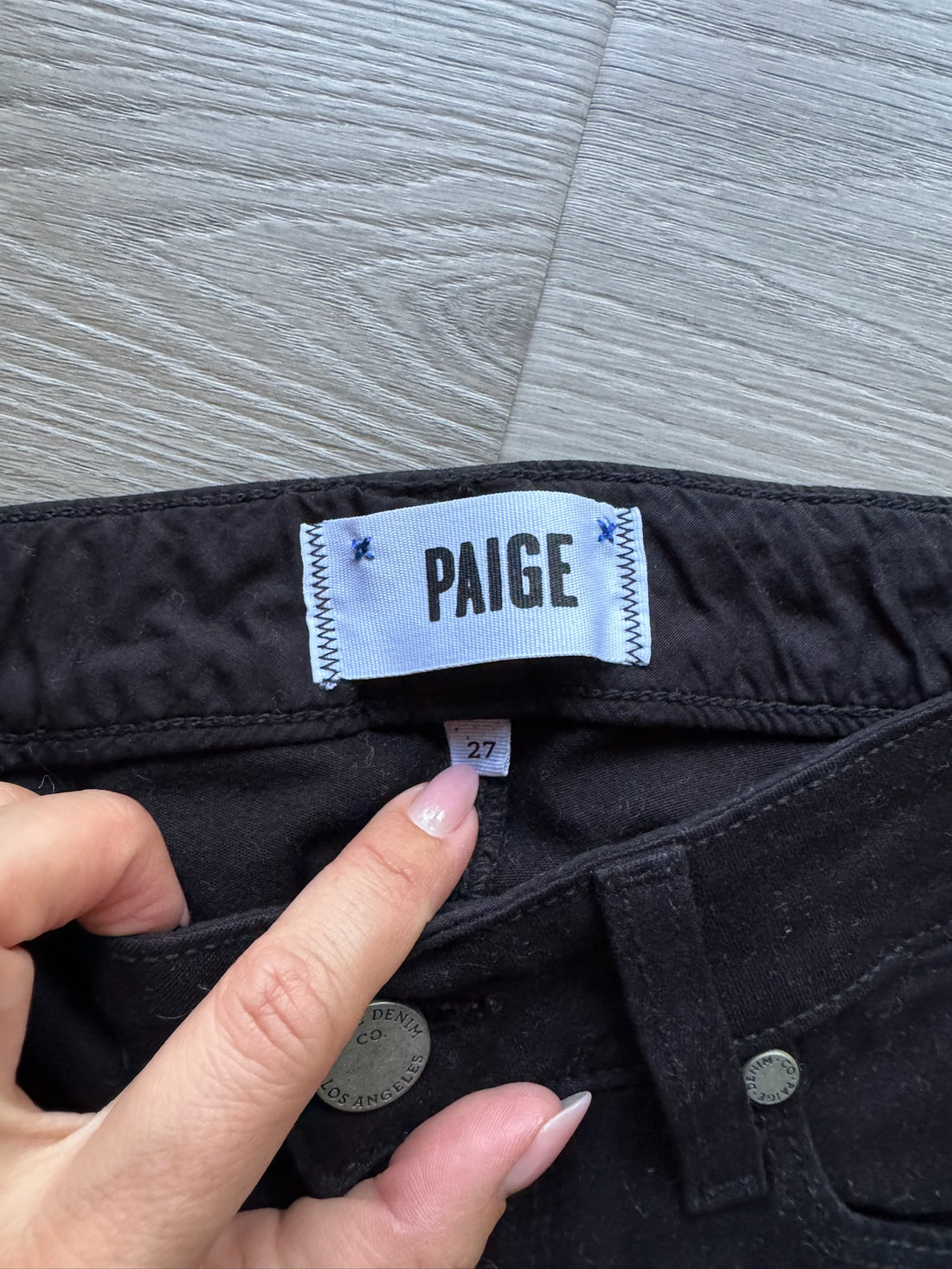 Paige Black Skinny Jeans
