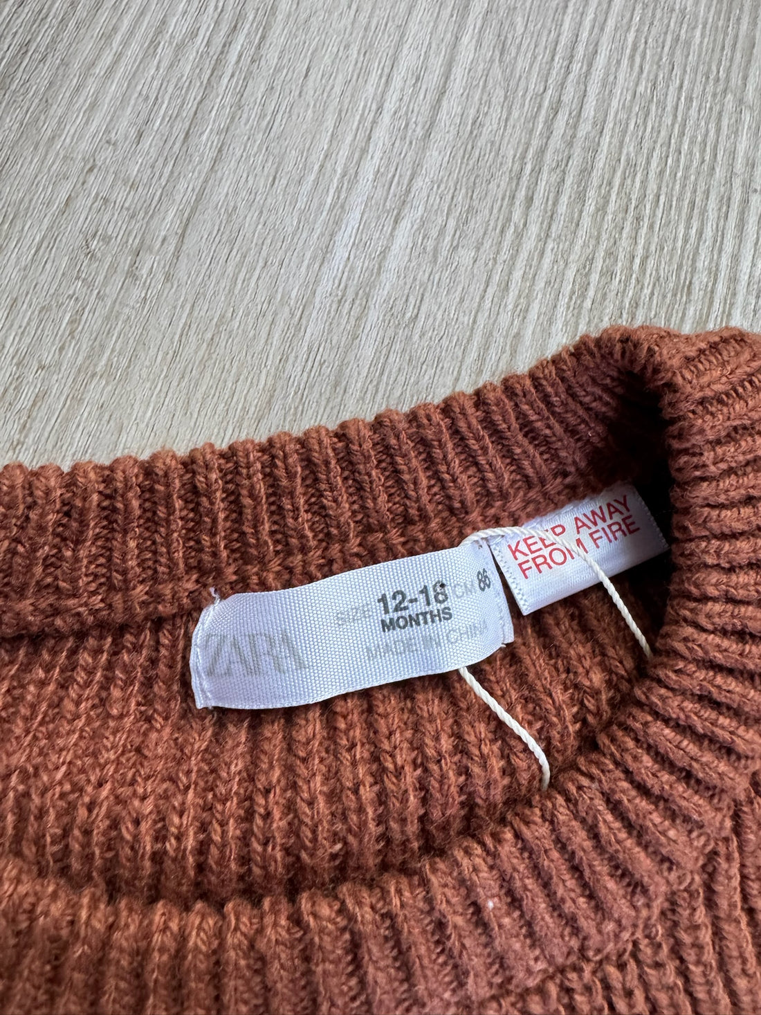 Zara Rust Sweater