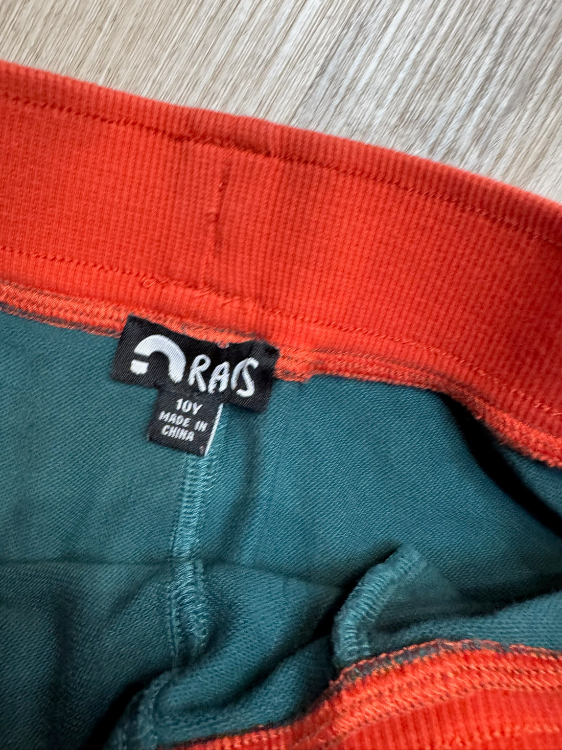 Rags Teal w/ Orange Sweat Pants