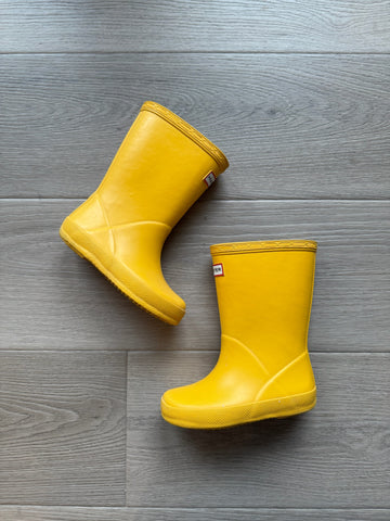 Hunter Boots Yellow