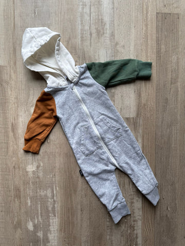 Olive & Scout Grey Zip Up Jumper