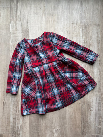 Next Red Plaid Dress